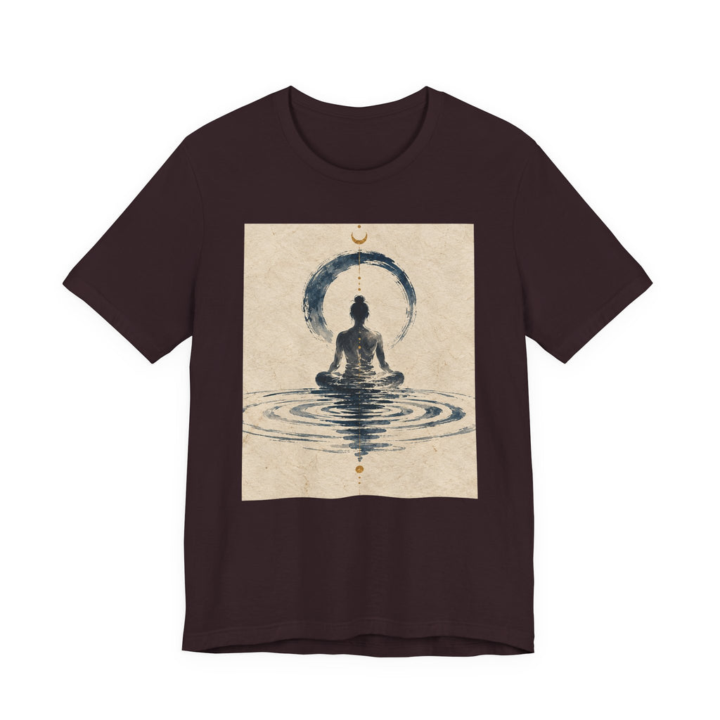 Still Water Tee — Minimalist Meditation Ripple Unisex Shirt