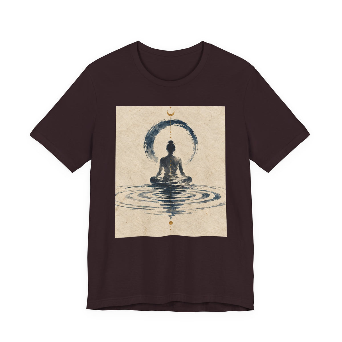 Still Water Tee — Minimalist Meditation Ripple Unisex Shirt