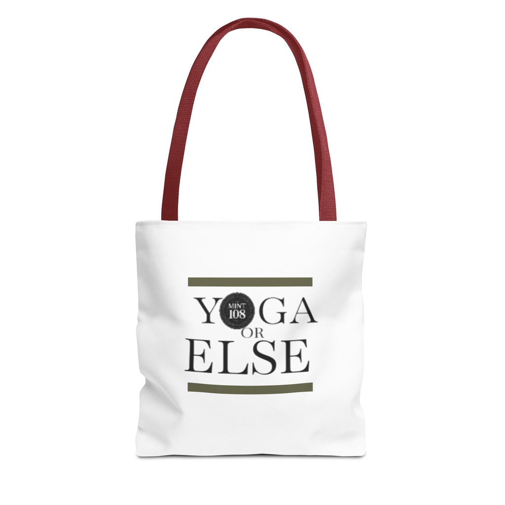 Yoga Tote Bag - "Yoga or Else" Motivational Design