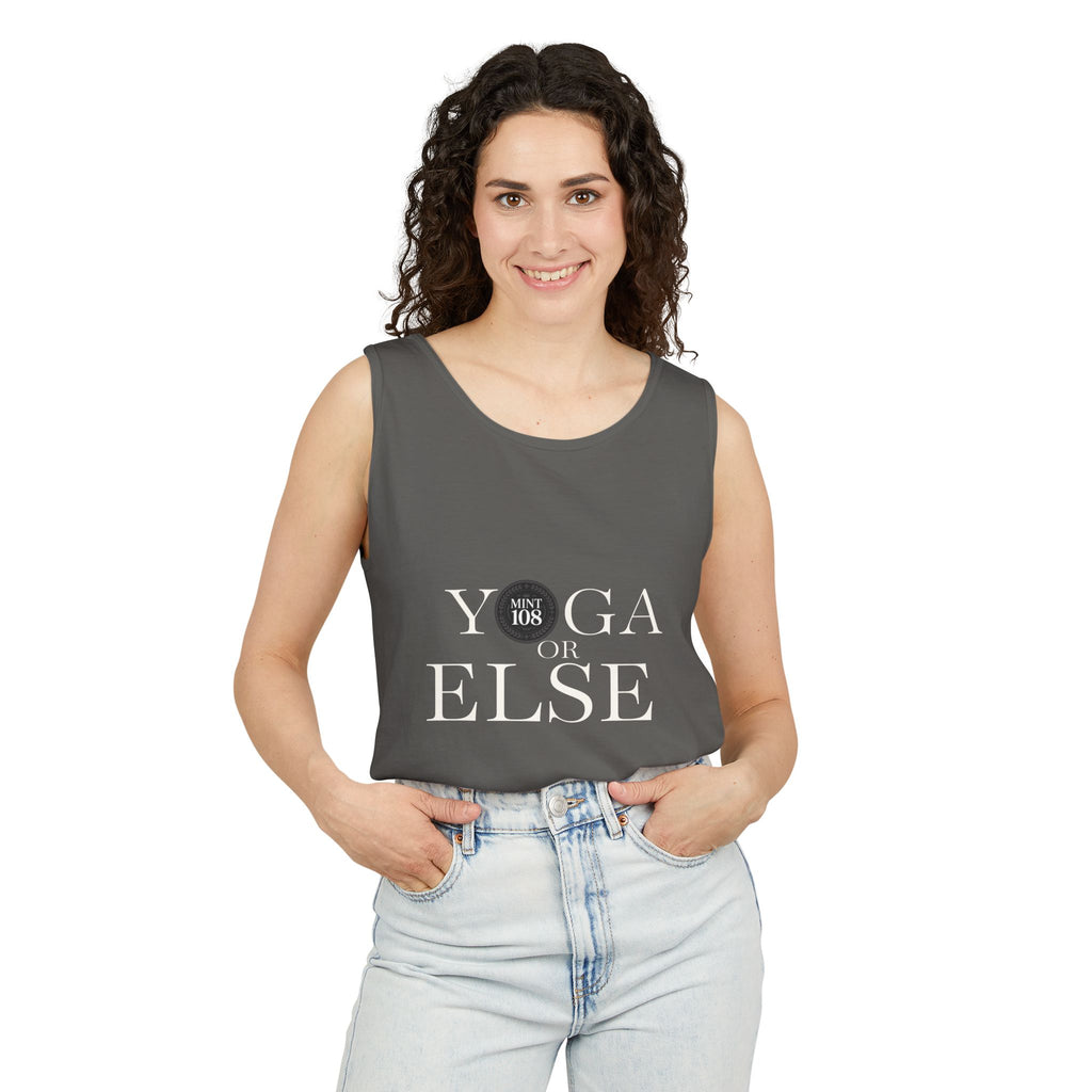 Yoga Motivation Tank Top - Unisex Garment-Dyed Style