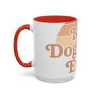 Best Dog Mom Ever Accent Mug — Premium 11oz & 15oz Ceramic Coffee Mug for Dog Moms