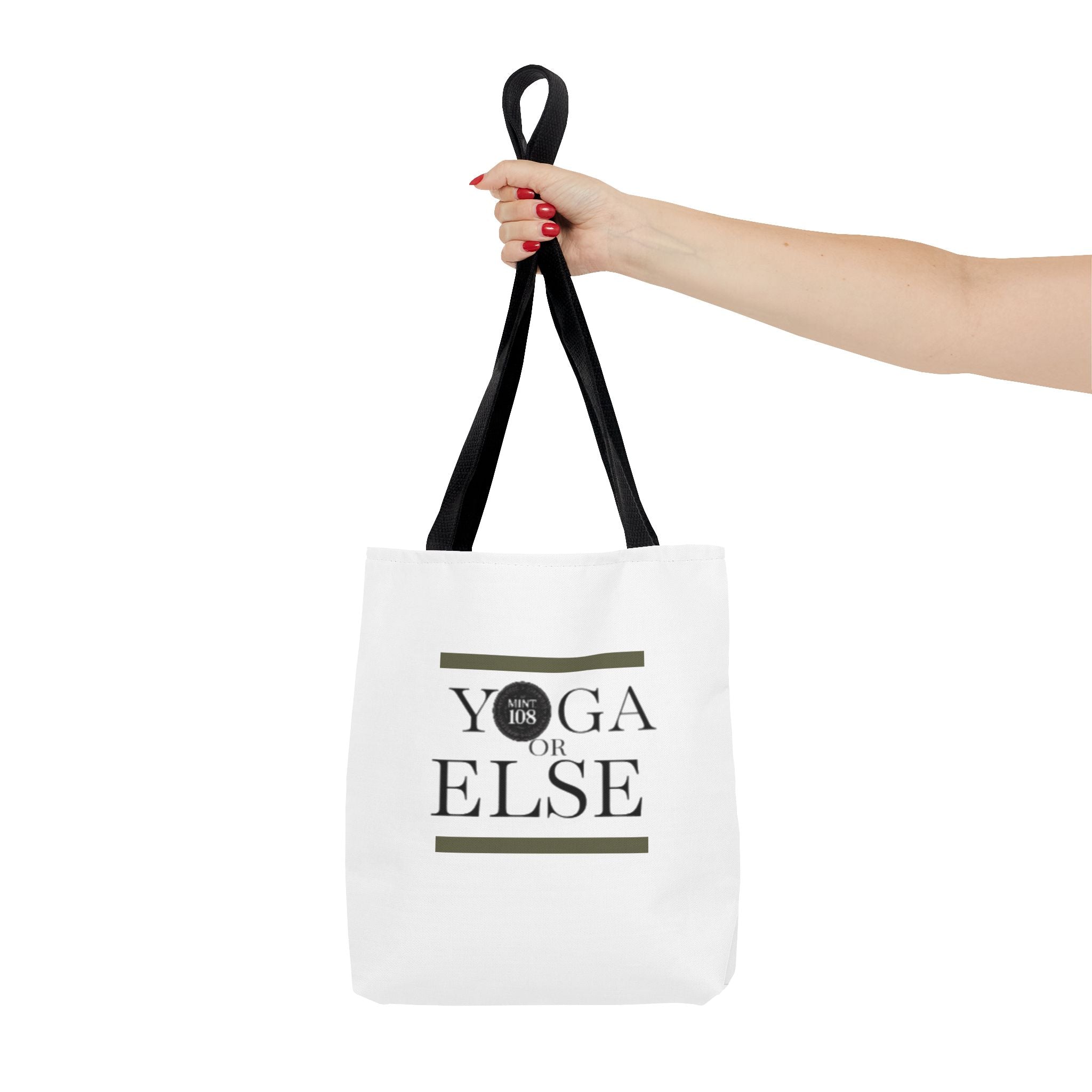 Yoga Tote Bag - "Yoga or Else" Motivational Design