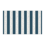 Striped Vine Tea Towel — Blue Coastal Kitchen Towel