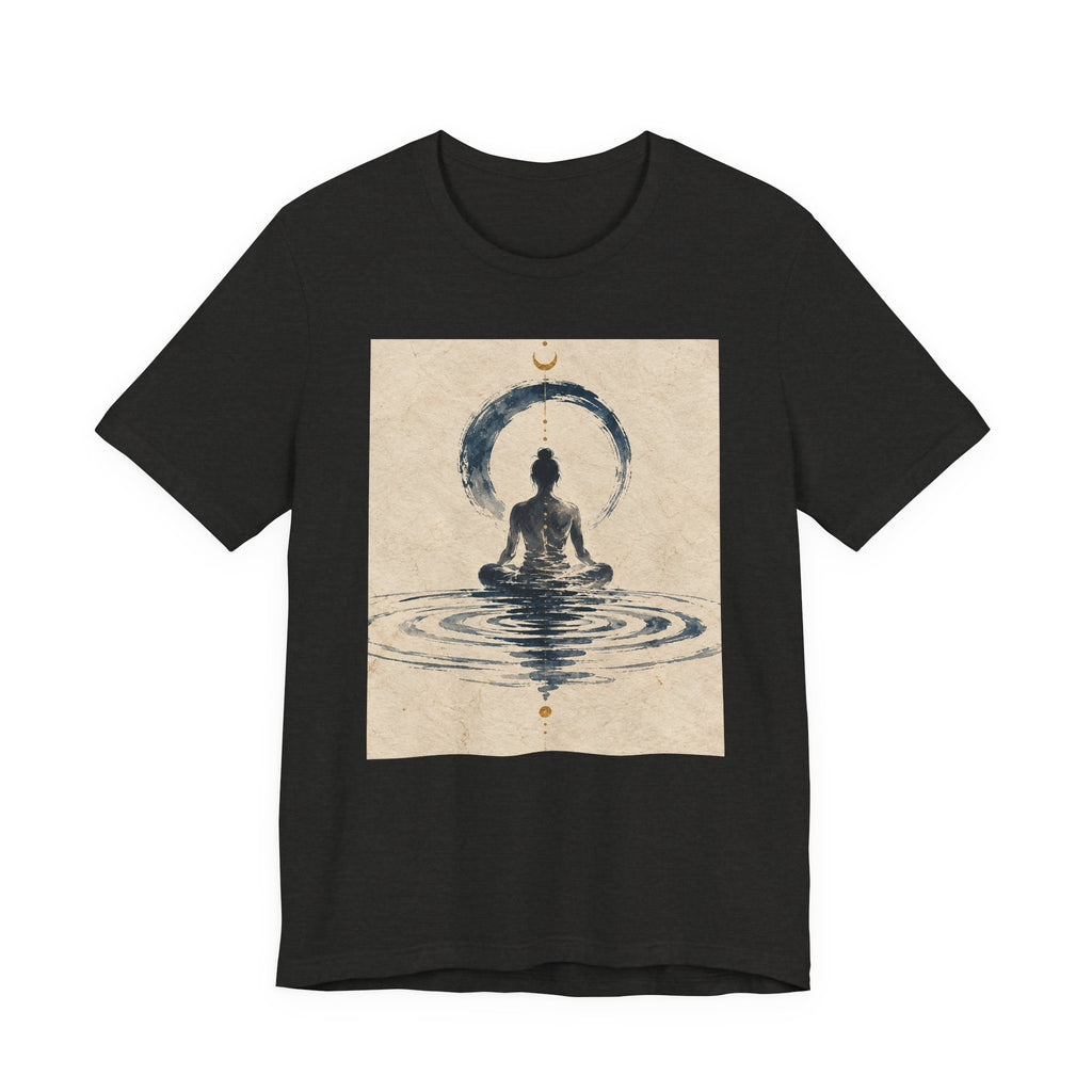 Still Water Tee — Minimalist Meditation Ripple Unisex Shirt