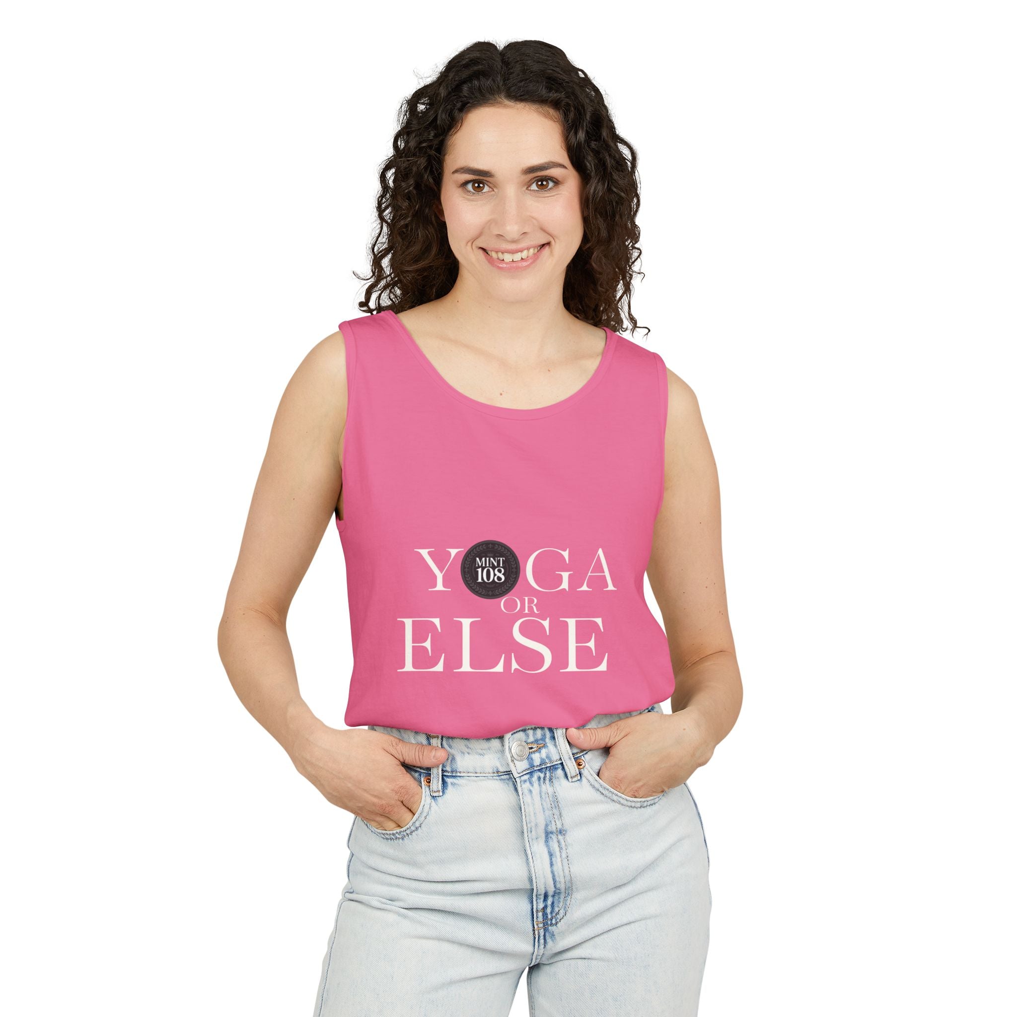 Yoga Motivation Tank Top - Unisex Garment-Dyed Style