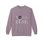 Yoga or Else Unisex Fleece Crewneck Sweatshirt