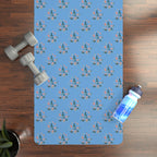 Yoga Else Rubber Yoga Mat - Tranquil Lotus Design for Zen Workouts