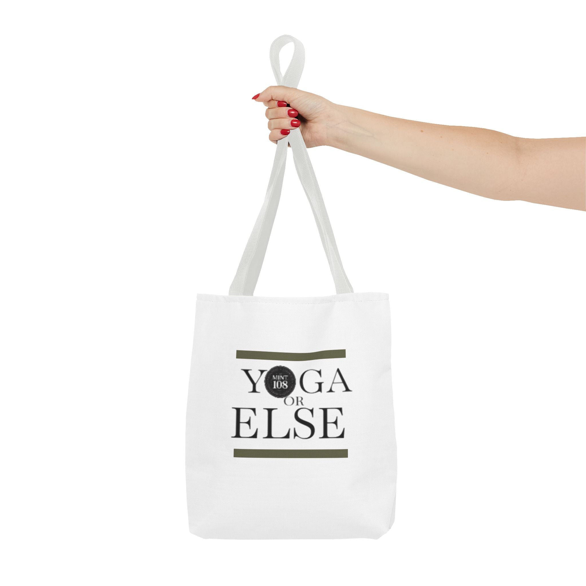 Yoga Tote Bag - "Yoga or Else" Motivational Design