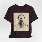 Still Water Tee — Minimalist Meditation Ripple Unisex Shirt