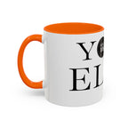 Yoga or Else Accent Coffee Mug - Motivational 11oz & 15oz Cups for Yoga Enthusiasts