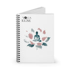 Yoga Inspired Ruled Spiral Notebook