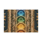 The Seven Gates Wall Art — 24x36 Chakra Archway Vertical Print