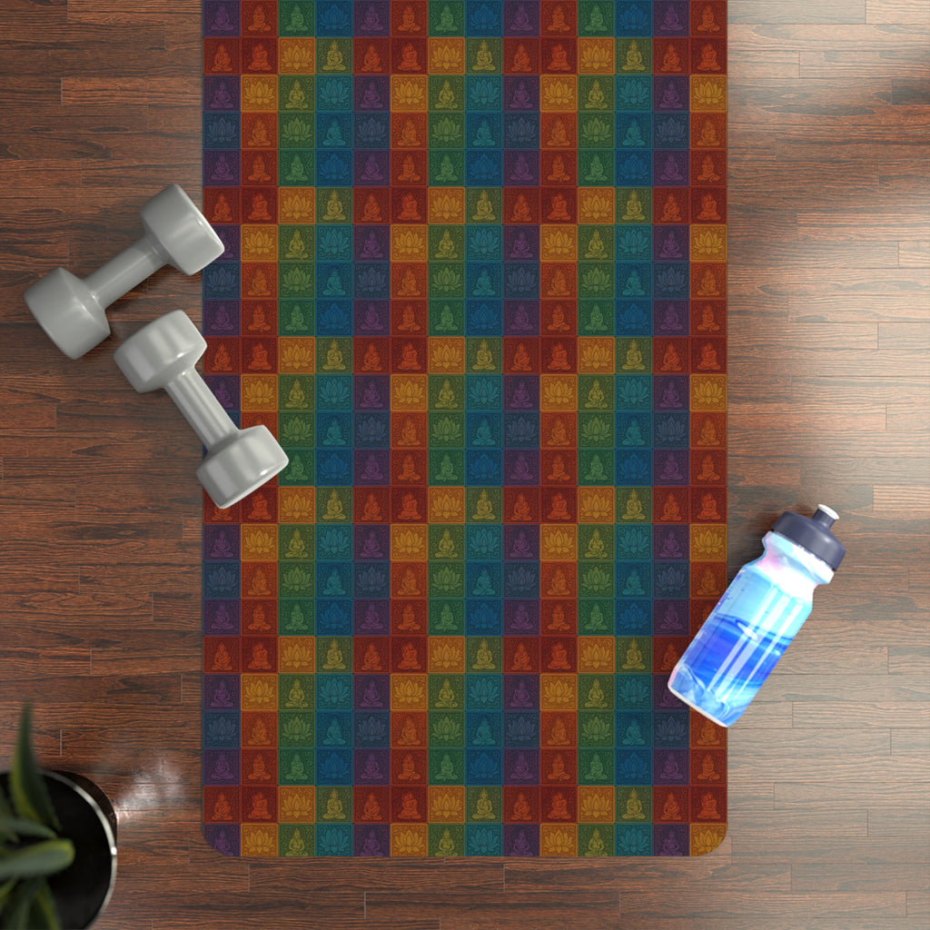Bohemian Geo Pattern Rubber Yoga Mat