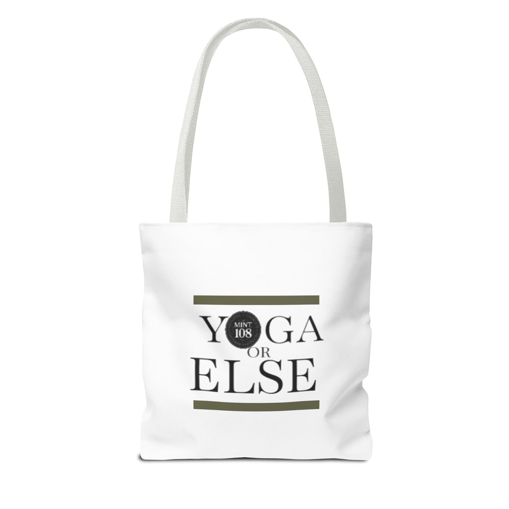 Yoga Tote Bag - "Yoga or Else" Motivational Design