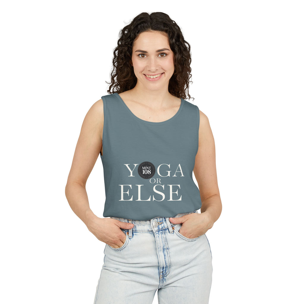 Yoga Motivation Tank Top - Unisex Garment-Dyed Style