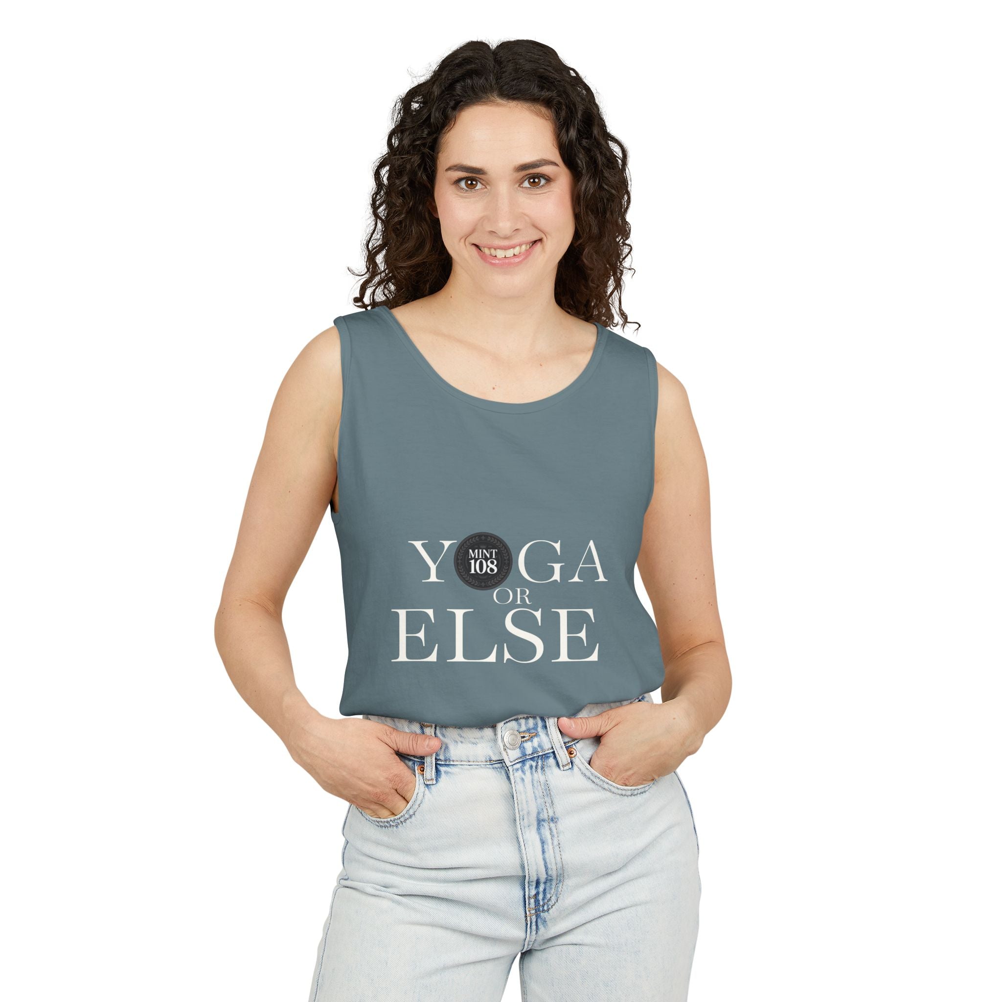 Yoga Motivation Tank Top - Unisex Garment-Dyed Style