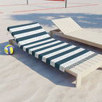 Boho Striped Beach Towel — Lightweight Turkish Fringe Cotton