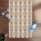 Eco Rubber Yoga Mat — Colorful Mandala Pattern for Home & Studio