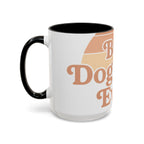 Best Dog Mom Ever Accent Mug — Premium 11oz & 15oz Ceramic Coffee Mug for Dog Moms