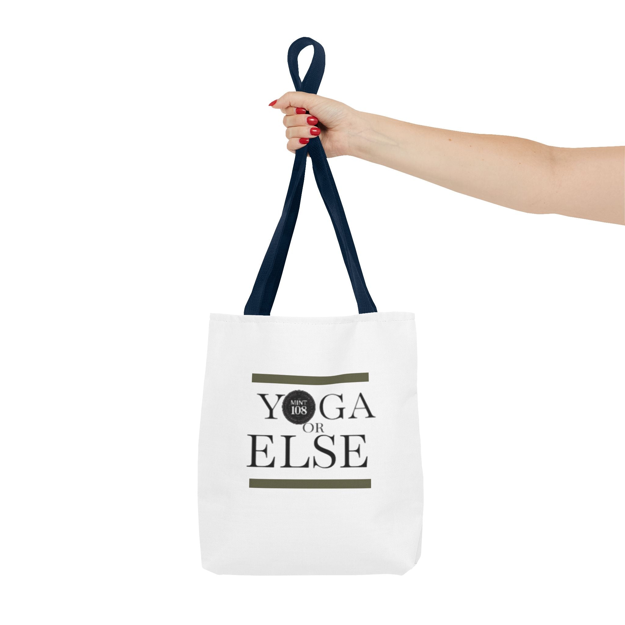 Yoga Tote Bag - "Yoga or Else" Motivational Design