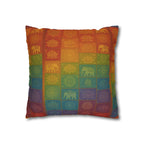 Bohemian Spirit Rainbow Elephant Pillowcase